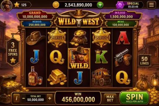 Western themed slot